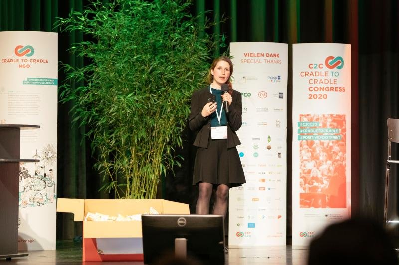 Anja Kreienberg auf dem Future Packaging Forum